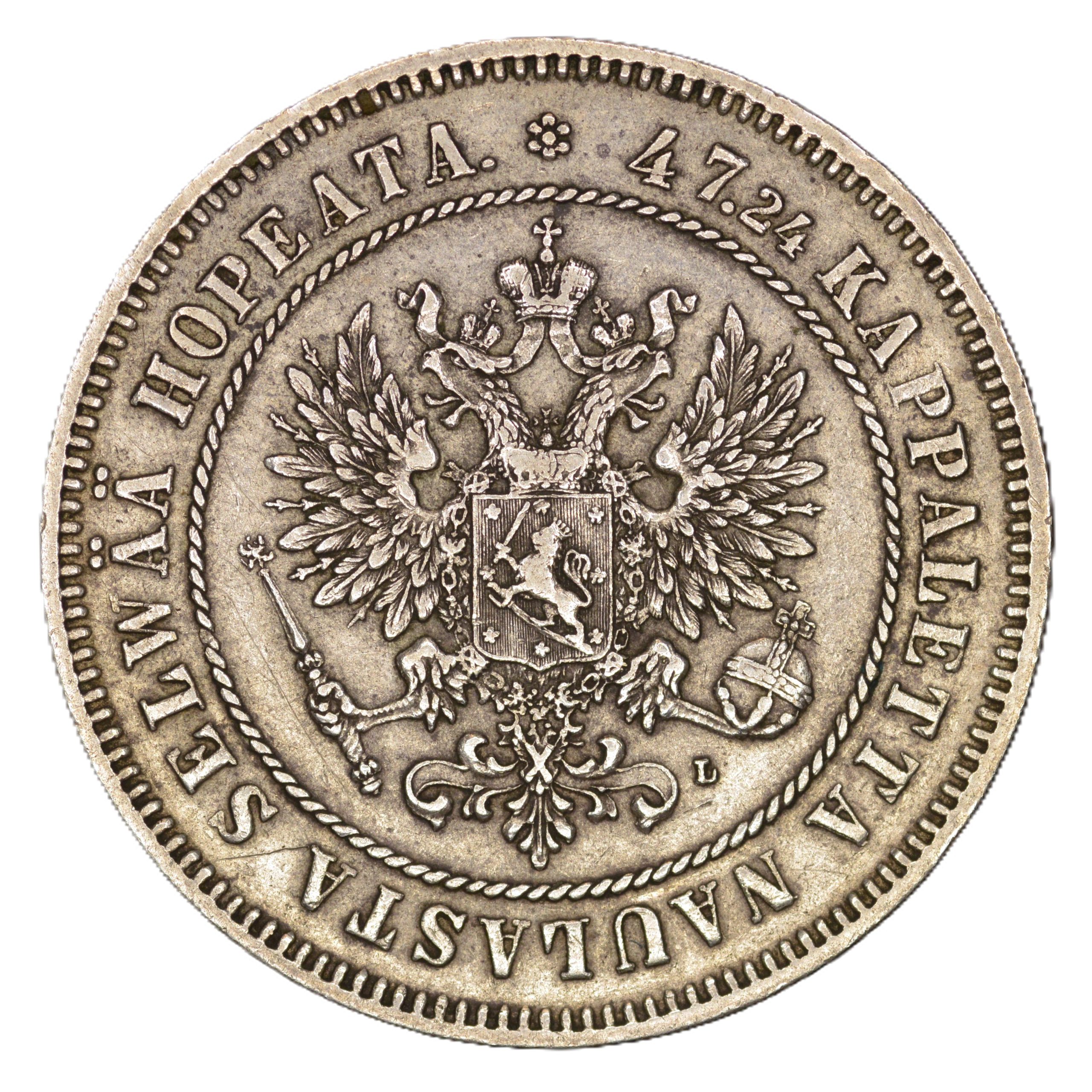 2 markkaa 1905 - Image 2