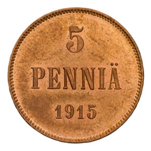 5 Penniä 1915