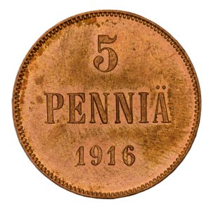 5 Penniä 1916