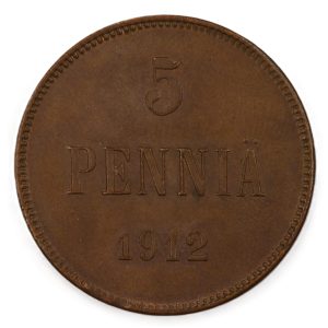 5 Penniä 1912