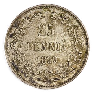 25 Penniä 1899 - Die Clash Error
