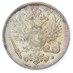 50 Penniä 1916 Ratasvariantti