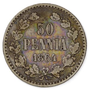 50 Penniä 1864