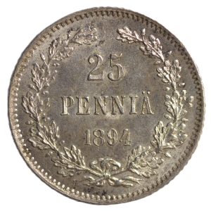 25 Penniä 1894