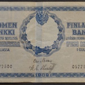 5 Markkaa 1909